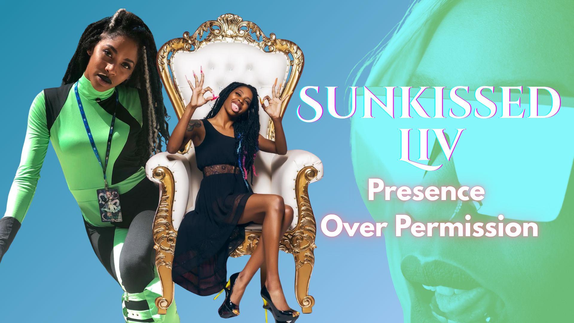 Sunkissed Liv: Presence Over Permission yellow modern podcast new episode guest introduction youtube thumbnail (3)